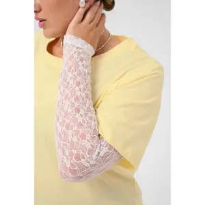 Women's long sleeve T-shirt KAFFE Curve Kcellina image-6