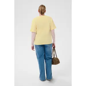 Women's long sleeve T-shirt KAFFE Curve Kcellina image-5