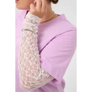 Women's long sleeve T-shirt KAFFE Curve Kcellina image-6