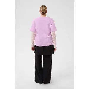 Women's long sleeve T-shirt KAFFE Curve Kcellina image-4
