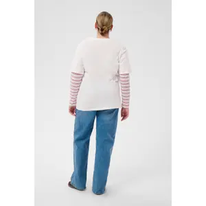 Women's long sleeve T-shirt KAFFE Curve Kclorinda image-4