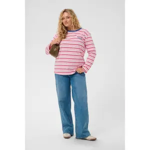 Women's T-shirt KAFFE Curve Kcelona image-1