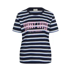 Women's T-shirt KAFFE Curve Kcelona image-0