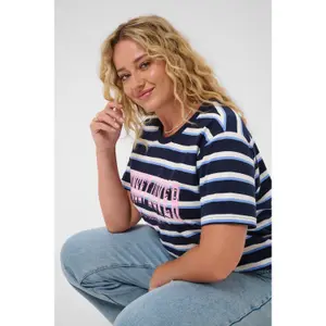 Women's T-shirt KAFFE Curve Kcelona image-6