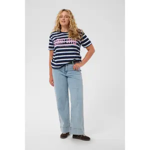 Women's T-shirt KAFFE Curve Kcelona image-1