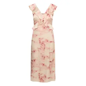 Women's ruffled dress KAFFE Curve KCjamie image-0