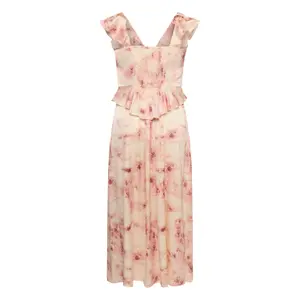 Women's ruffled dress KAFFE Curve KCjamie image-1