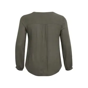 Damesblouse met lange mouwen KAFFE Curve Ami image-3