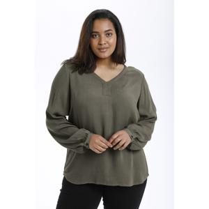 Damesblouse met lange mouwen KAFFE Curve Ami image-2