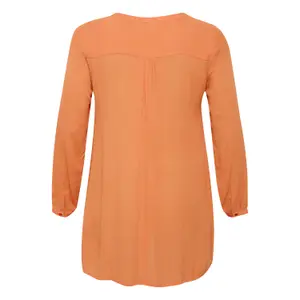 Long sleeve women's tunic KAFFE Curve Ami image-3