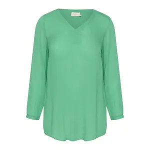 Damen Bluse mit langen Ärmeln KAFFE Curve Ami image-0