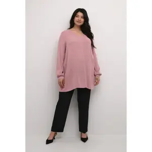 Damen Bluse mit langen Ärmeln KAFFE Curve Ami image-1