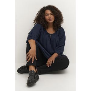 Túnica de manga 3/4 mujer KAFFE Curve Ami image-4