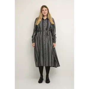 Robe chemise femme KAFFE Curve Olivia image-1