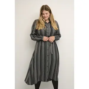 Robe chemise femme KAFFE Curve Olivia image-2