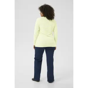 Damska koszulka z długim rękawem KAFFE Curve Lia image-4