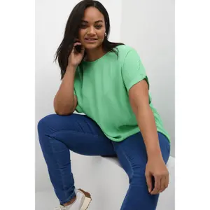 Blusa feminina KAFFE Curve Ami Stanley image-3