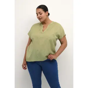 Women's winged sleeve blouse KAFFE Curve Felia image-2