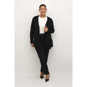 Women's cardigan KAFFE Curve Farsia image-4