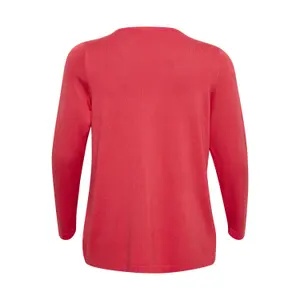 Strickjacke, Damen KAFFE Curve Farsia image-3