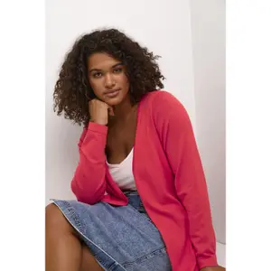 Strickjacke, Damen KAFFE Curve Farsia image-5