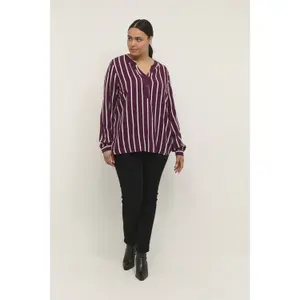Blusa feminina KAFFE Curve Sida image-1