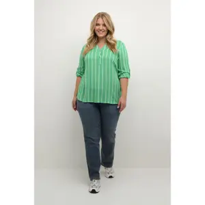 Blusa feminina KAFFE Curve Sida image-1