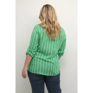 Blusa feminina KAFFE Curve Sida image-4