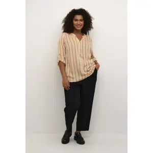 Blusa feminina KAFFE Curve Sida image-2