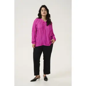 Blusa feminina KAFFE Curve Sida image-2