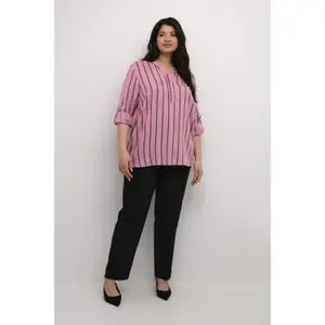 Blusa feminina KAFFE Curve Sida image-2