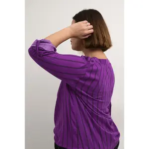 Blusa feminina KAFFE Curve Sida image-5