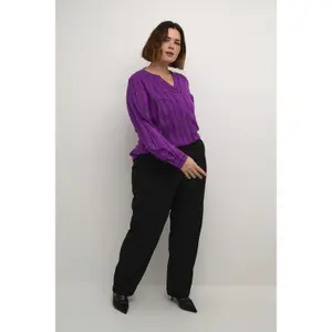 Blusa feminina KAFFE Curve Sida image-2