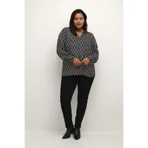 Blusa feminina KAFFE Curve Ollia image-2