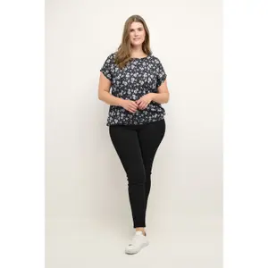 Blusa feminina KAFFE Curve Lokana image-1