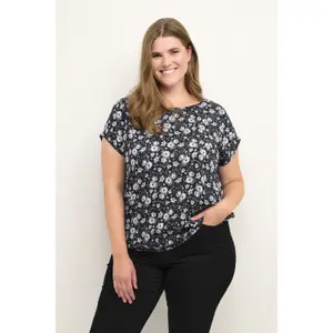Blusa feminina KAFFE Curve Lokana image-2