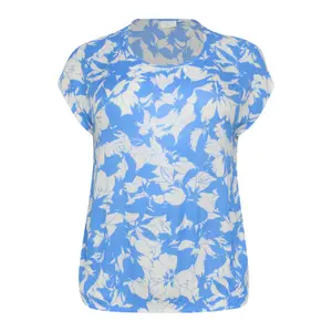 Blusa feminina KAFFE Curve Lokana image-0
