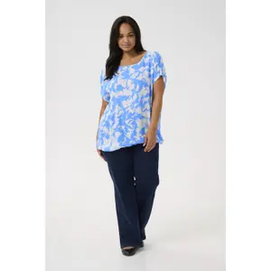 Blusa feminina KAFFE Curve Lokana image-1