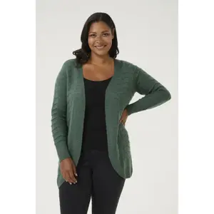 Cardigã feminino KAFFE Curve Emana image-2