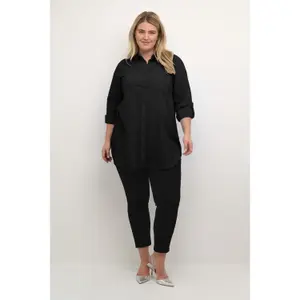 Camisa de manga comprida feminina KAFFE Curve Nana image-3