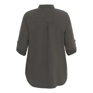 Camisa de manga comprida feminina KAFFE Curve Nana image-3