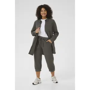 Camisa de manga comprida feminina KAFFE Curve Nana image-1