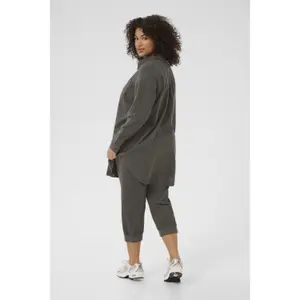 Camisa de manga comprida feminina KAFFE Curve Nana image-4