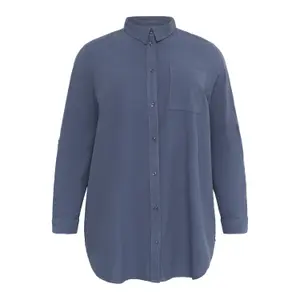 Camisa de manga comprida feminina KAFFE Curve Nana image-1