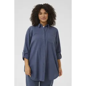 Camisa de manga comprida feminina KAFFE Curve Nana image-3