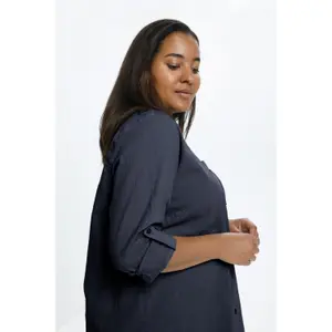 Camisa de manga comprida feminina KAFFE Curve Nana image-6