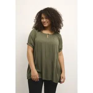Blusa feminina KAFFE Curve Ami image-2