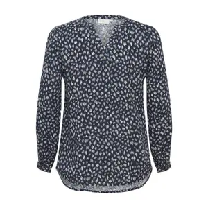 Blusa feminina KAFFE Curve Jalu BBB image-0