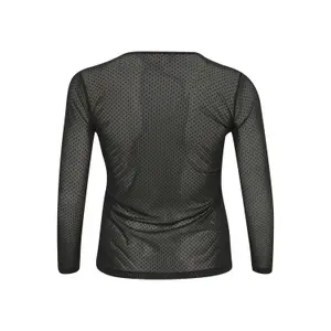 Blusa de manga comprida feminina KAFFE Curve Flocku image-3