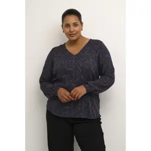 Bluzka damska KAFFE Curve Olive Ami image-2